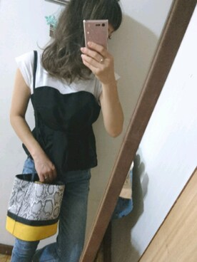 「ノスタルジア」｜「アイテム（Tシャツ/カットソー）」を使った、Ayaさん（レディース・156cm）の夏コーディネート