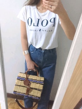 「Ralph Lauren」｜「アイテム（その他）」を使った、Ayaさん（レディース・156cm）の夏コーディネート