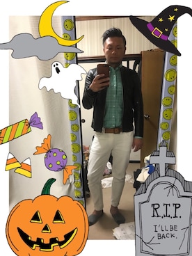 「jiggys shop（ジギーズショップ）のアイテム」を使った、MIずKICKさん（メンズ・170cm・30代）の秋コーディネート