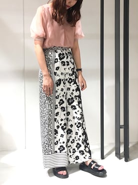 Yuki Kagayaさん（レディース・165cm）の夏コーディネート