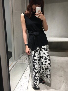 Yuki Kagayaさん（レディース・165cm）の夏コーディネート