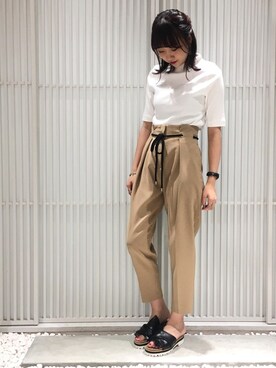 Yuki Kagayaさん（レディース・165cm）の夏コーディネート