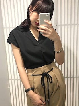 Yuki Kagayaさん（レディース・165cm）の夏コーディネート