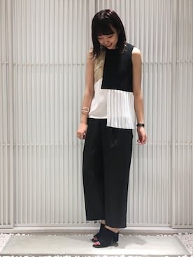 Yuki Kagayaさん（レディース・165cm）の夏コーディネート