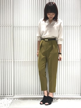 Yuki Kagayaさん（レディース・165cm）の夏コーディネート