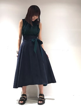 Yuki Kagayaさん(レディース・165cm)の夏コーディネート