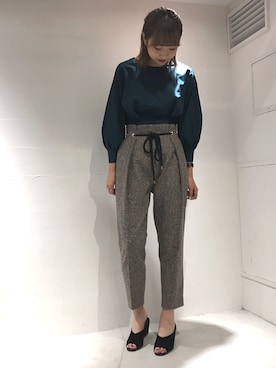 Yuki Kagayaさん（レディース・165cm）の秋コーディネート