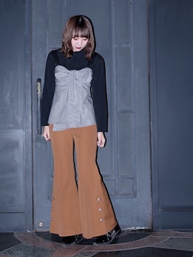 Yuki Kagayaさん（レディース・165cm）の秋コーディネート