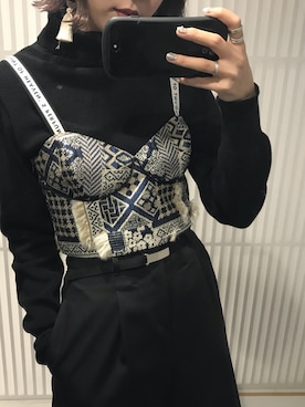 Yuki Kagayaさん（レディース・165cm）の冬コーディネート