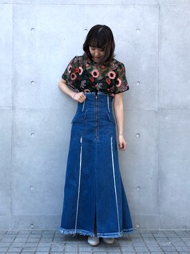 Yuki Kagayaさん（レディース・166cm）の春コーディネート