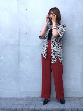 Yuki Kagayaさん（レディース・165cm）の夏コーディネート