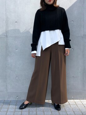 Yuki Kagayaさん（レディース・165cm）の秋コーディネート