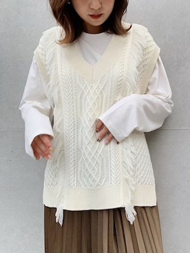 Yuki Kagayaさん（レディース・166cm）の秋コーディネート