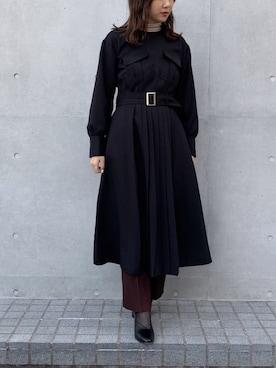 Yuki Kagayaさん（レディース・166cm）の冬コーディネート