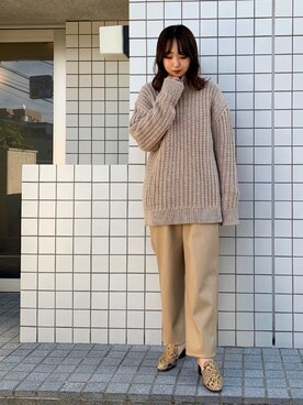 Yuki Kagayaさん（レディース・166cm）の秋コーディネート