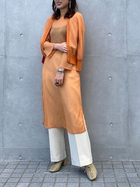 Yuki Kagayaさん（レディース・166cm）の冬コーディネート