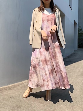 Yuki Kagayaさん（レディース・166cm）の春コーディネート