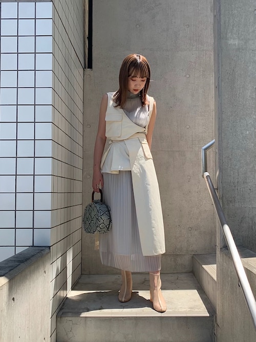 Yuki Kagaya United Tokyo 公式通販サイト United Tokyoのワンピースを使ったコーディネート Wear