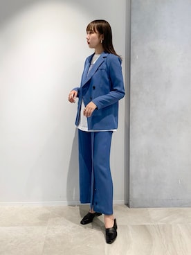 Yuki Kagayaさん（レディース・166cm）の夏コーディネート