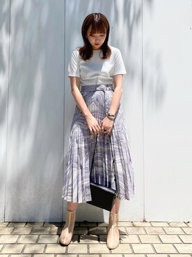 Yuki Kagaya｜UNITED TOKYOのスカートを使ったコーディネート - WEAR