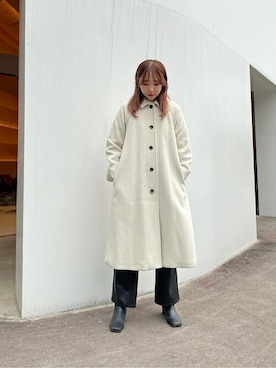 Yuki Kagayaさん（レディース・166cm）の冬コーディネート