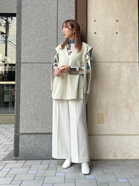 Yuki Kagayaさん（レディース・166cm）の冬コーディネート