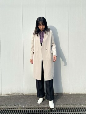 Yuki Kagayaさん（レディース・166cm）の春コーディネート
