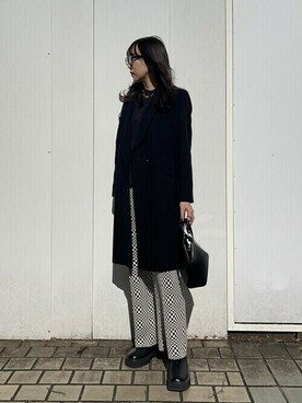 Yuki Kagayaさん（レディース・166cm）の冬コーディネート