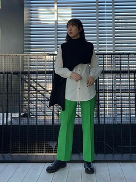 Yuki Kagayaさん（レディース・166cm）の冬コーディネート