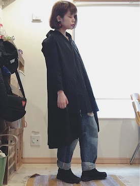 「アイテム（ピアス（両耳用））」を使った、MARu☽°.*さん（レディース・159cm・30代）の春コーディネート