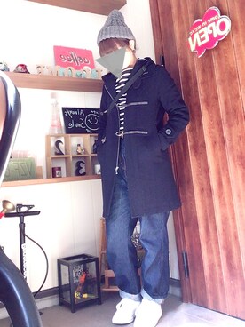 「アイテム（ピアス（両耳用））」を使った、MARu☽°.*さん（レディース・160cm・30代）の春コーディネート