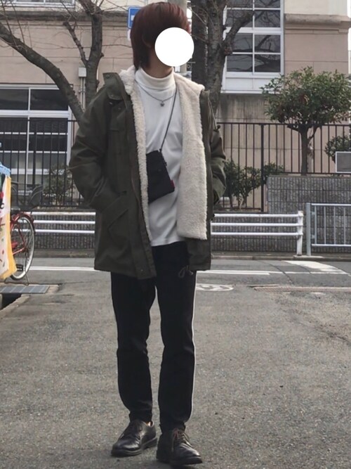 しまむら シマムラ のモッズコートを使ったメンズ人気ファッションコーディネート Sciaky