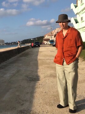 「SASQUATCHfabrix.（サスクワァッチファブリックス）のアイテム」を使った、rageさん（メンズ・175cm）の夏コーディネート