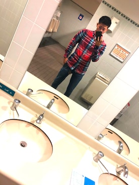 松村航汰さん(メンズ・178cm)の春コーディネート