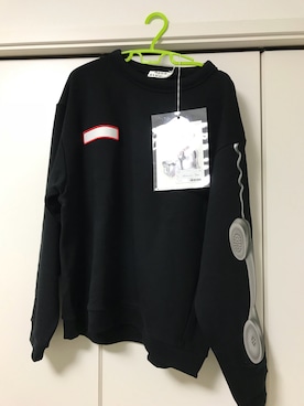 「Acne Studios（アクネストゥディオズ）のアイテム（スウェット、ブラック系）」を使った、とよだかずやさん（メンズ・162cm）の冬コーディネート