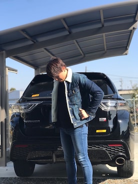 「アイテム（デニムジャケット）」を使った、Sさん（メンズ・165cm・20代）の春コーディネート