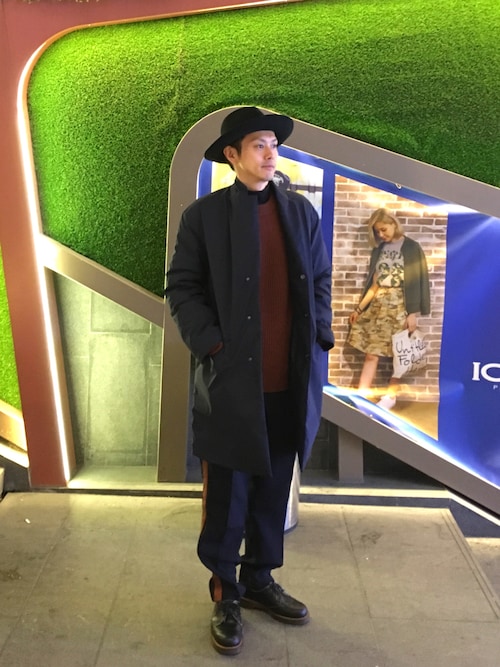 DESCENTE PAUSE/DOWN CHESTER COAT/M/ブラック DESCENTE PAUSE（デサントポーズ）の「DESCENTE PAUSE（デサント