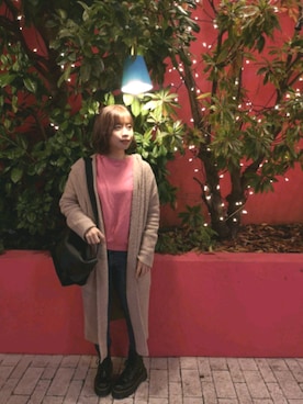 「スエット」｜「アイテム（その他アウター）」を使った、cinamon47さん（レディース・153cm）の秋コーディネート