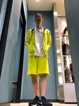 「キイロ」｜モーシーさん（メンズ・179cm）の春コーディネート