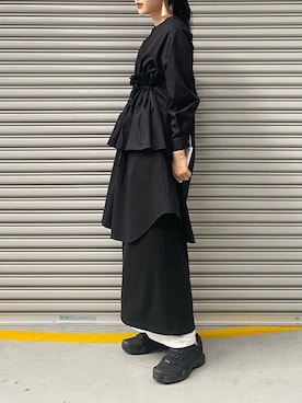「Lui's（ルイス）のアイテム（シャツワンピース）」を使った、2a1さん（レディース・170cm）の秋コーディネート
