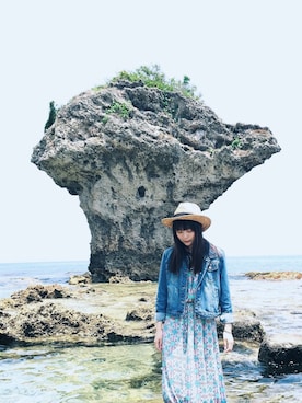 「ROXY（ロキシー）のアイテム（ワンピース/ドレス）」を使った、Aiko, Tsengさん（レディース・158cm）の春コーディネート