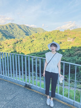 「ICB（アイシービー）のアイテム」を使った、Aiko, Tsengさん（レディース・159cm）の夏コーディネート