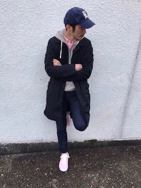  $hinih$さん（メンズ・171cm）の冬コーディネート