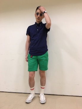 「BARRONS HUNTER（バロンズハンター）のアイテム」を使った、 $hinih$さん（メンズ・173cm）の夏コーディネート