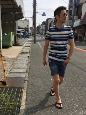  $hinih$さん（メンズ・173cm）の夏コーディネート