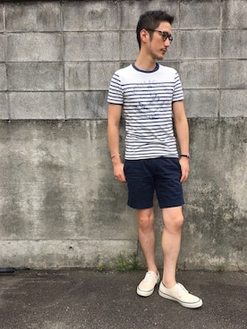  $hinih$さん（メンズ・173cm）の夏コーディネート