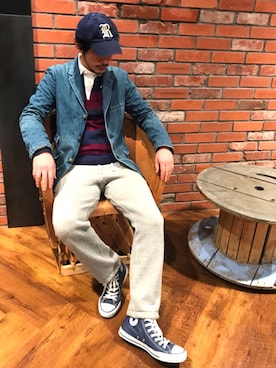  $hinih$さん（メンズ・173cm）の冬コーディネート