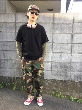  $hinih$さん（メンズ・173cm）の春コーディネート