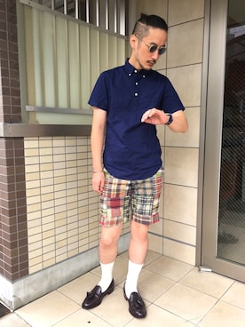  $hinih$さん（メンズ・173cm）の夏コーディネート