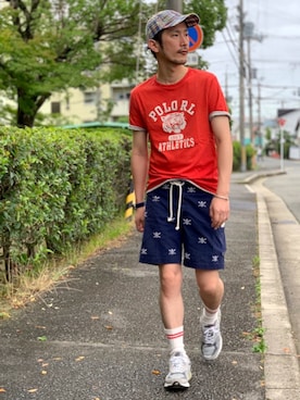 「リバーシブル」｜「アイテム（アナログ腕時計）」を使った、 $hinih$さん（メンズ・173cm）の夏コーディネート